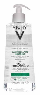 Купить виши пюр термаль (vichy purete thermale) мицеллярная вода с минералами для жирной кожи 400мл в Ваде