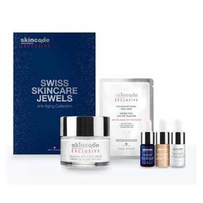 Купить скинкод эксклюзив (skincode exclusive) набор "швейцарские драгоценности по уходу за кожей" 5 предметов в Ваде