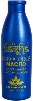 Купить ааша хербалс (aaasha herbals) кокосовое масло обогащенное маслом жожоба, 100мл в Ваде