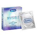 Купить durex (дюрекс) презервативы invisible extra lube, 3шт в Ваде