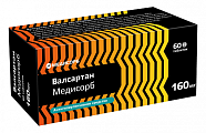 Купить валсартан медисорб, таблетки покрытые пленочной оболочкой 160 мг, 60 шт в Ваде