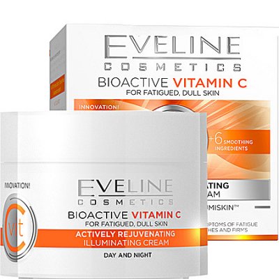 Купить eveline (эвелин) крем омолаживающий 6 компонентов биоактив витамин с 50мл в Ваде