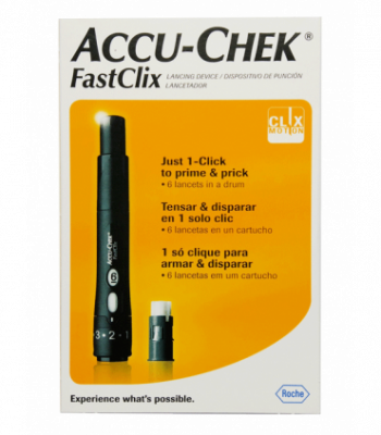 Купить ручка для прокалывания пальца accu-chek fastclix (акку-чек) + 6 ланцет в Ваде