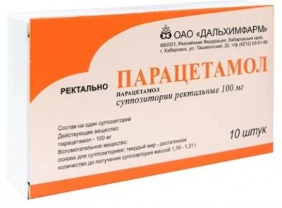 Купить парацетамол, суппозитории ректальные для детей 100мг, 10 шт в Ваде