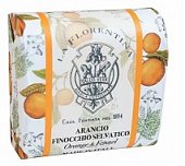 Купить la florentina (ла флорентина) мыло апельсин и дикий фенхель 106 г в Ваде