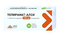 Купить топирамат-алси, таблетки покрытые пленочной оболочкой 100мг, 50 шт в Ваде