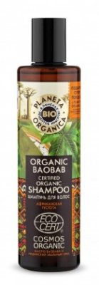 Купить планета органика (planeta organica) organic baobab шампунь для волос, 280мл в Ваде