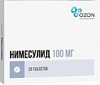 Купить нимесулид, таблетки 100мг, 30шт в Ваде