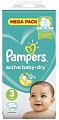 Купить pampers active baby (памперс) подгузники 3 миди 6-10кг, 124шт в Ваде