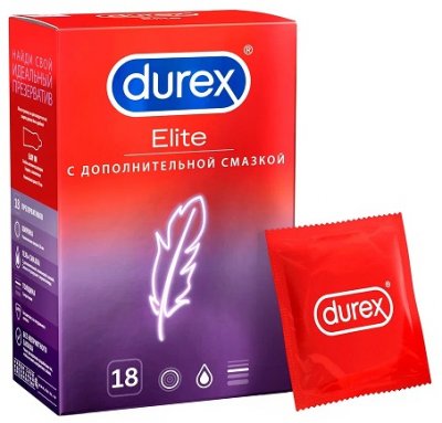 Купить durex (дюрекс) презервативы elite 18шт в Ваде