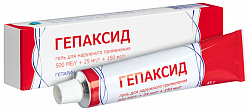 Купить гепаксид, гель для наружного применения 500 ме/г+25 мг/г+150 мг/г, 45г в Ваде