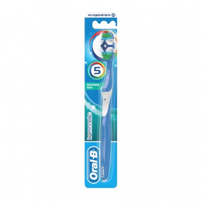 Купить oral-b (орал-би) зубная щетка комплекс, пятисторонняя чистка 40 средняя 1 шт в Ваде
