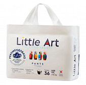 Купить little art (литтл арт) подгузники-трусики детские, размер xxl от 15кг, 36шт  в Ваде