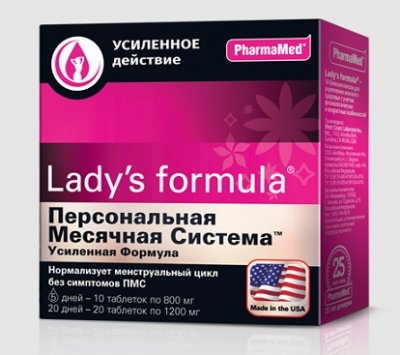 Купить lady's formula (леди-с формула) персональная месячная система усиленная формула, капсулы, 30 шт бад в Ваде