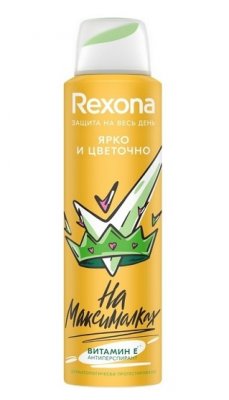 Купить rexona (рексона) антиперспирант-аэрозоль ярко и цветочно, 150мл в Ваде