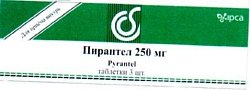 Купить пирантел, таблетки 250мг, 3 шт в Ваде