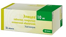 Купить элицея, таблетки, покрытые пленочной оболочкой 10мг, 56 шт в Ваде