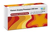 Купить калия йодид реневал, таблетки 200мкг, 112 шт в Ваде