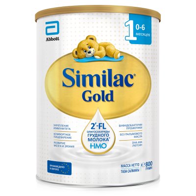 Купить симилак (similac) gold 1, смесь молочная 0-6 мес. 800г в Ваде
