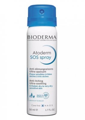 Купить bioderma atoderm sos (биодерма атодерм) спрей для лица и тела 50мл в Ваде