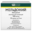 Купить мельдоний, раствор для инъекций 100мг/мл, ампулы 5мл, 10 шт в Ваде