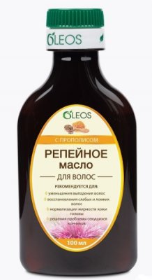 Купить oleos (олеос) масло репейное прополис, 100мл в Ваде