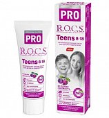 Купить рокс (r.o.c.s) зубная паста pro teens ягодная свежесть 74 гр в Ваде