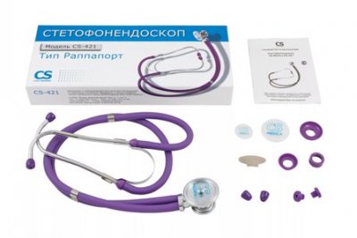 Купить стетофонендоскоп cs medica cs-421 (фиолет) в Ваде
