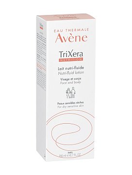 Авен Трикзера Нутришн (Avene TriXera Nutrition) молочко для лица и тела питательное легкое 200 мл