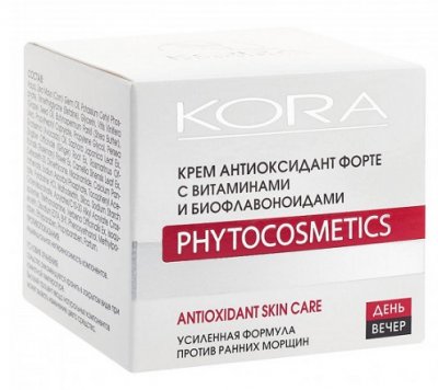 Купить kora (кора) крем антиоксидант форте для лица с витаминами и биофлавоноидами 50мл в Ваде