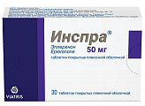 Купить инспра, таблетки, покрытые пленочной оболочкой 50мг, 30 шт в Ваде
