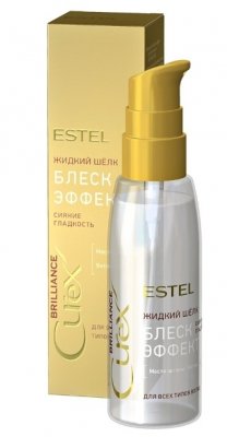 Купить estel (эстель) жидкий шелк для всех типов волос curex brilliance, 100мл в Ваде