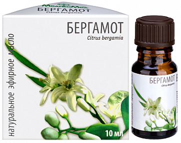 Масло эфирное Бергамот, фл 10 мл 