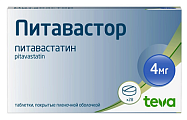 Купить питавастор, таблетки покрытые пленочной оболочкой 4мг, 28 шт в Ваде