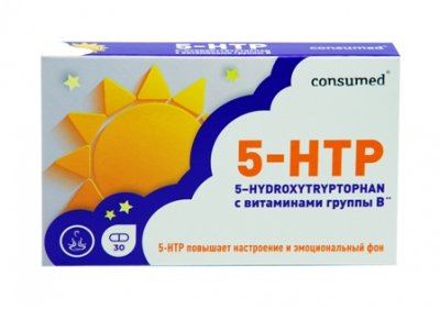 Купить комплекс 5-гидрокситриптофан и витамины группы в консумед (consumed), капсулы 500мг, 30 шт бад в Ваде