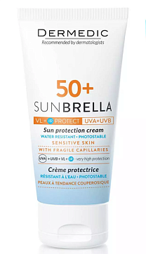 Dermedic Sunbrella (Дермедик) солнцезащитный крем для чувствительной кожи, 50мл SPF50+