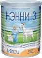 Купить нэнни 3 смесь на основе натурального козьего молока с пребиотиками с 12 месяцев, 400г в Ваде