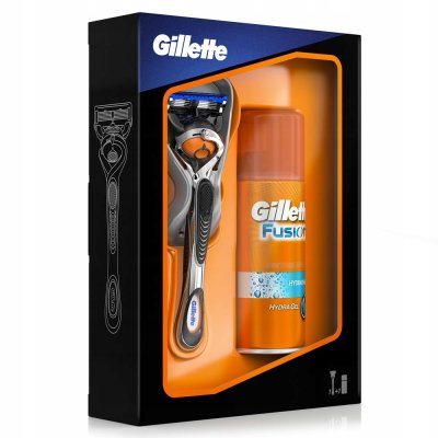 Купить gillette (жиллет) набор: fusion proglide flexball станок для бритья+гель для бритья для чувствительной кожи, 75 мл+чехол в Ваде