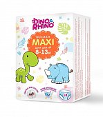 Купить подгузники - трусики для детей дино и рино (dino & rhino) размер maxi 8-13 кг, 18 шт в Ваде