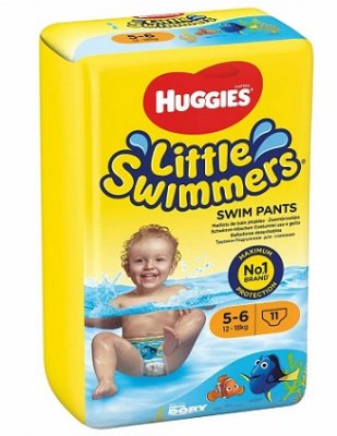 Купить huggies (хаггис) подгузники для плавания little swimmers 5-6 (12-18кг), 11 шт в Ваде
