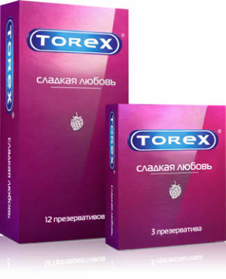 Купить torex (торекс) презервативы сладкая любовь 3шт в Ваде