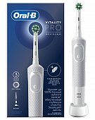 Купить oral-b (орал-би) электрическая зубная щетка vitality pro d103.413.3 тип 3708 с зарядным устройством, тип 3757, белый в Ваде