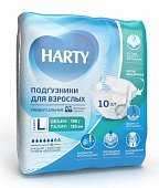 Купить харти (harty) подгузники для взрослых large р.l, 10шт в Ваде