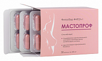 Купить мастопроф фитосбор фитол-1, капсулы 30шт бад в Ваде