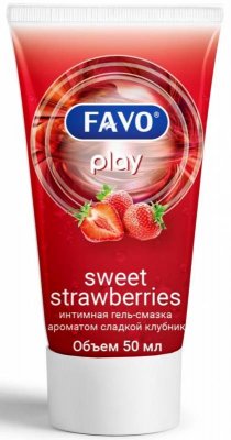 Купить favo (фаво) гель-смазка сладкая клубника 50мл в Ваде