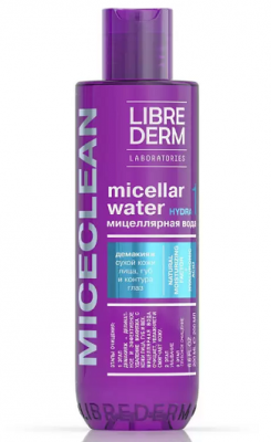 Купить librederm miceclean hydra (либридерм) вода для сухой кожи лица, 200мл в Ваде