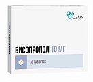 Купить бисопролол, таблетки, покрытые пленочной оболочкой 10мг, 30 шт в Ваде