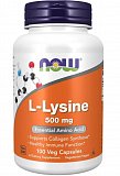 Now Foods (Нау Фудс) L-Лизин 500 мг, капсулы массой 840мг 100 шт БАД