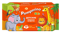 Купить pamperino (памперино) kids салфетки влажные детские ромашка+витамин е 50шт в Ваде