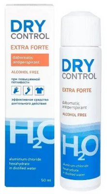 Купить dry control forte (драй контрол) экстра форте дабоматик от обильного потоотделения без спирта 30% 50 мл в Ваде